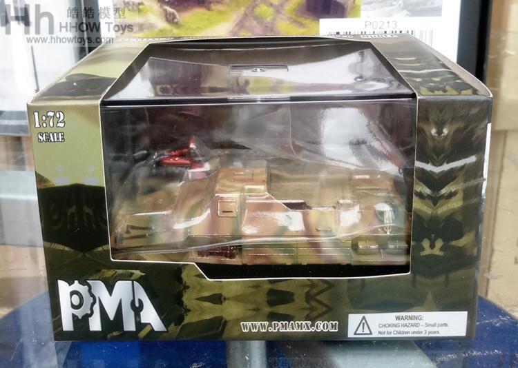 PMA P0318 1/72 Sd.Kfz.8 DB10 Half Track 88 Gun Tractor Model Camouflage