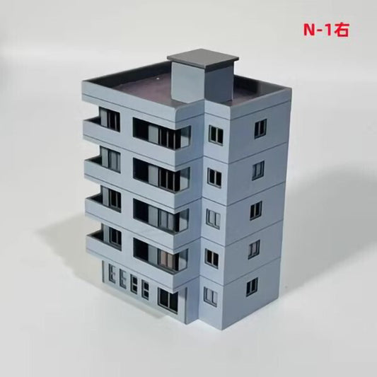1/150 Scale City Buildings Train Railway Modern Model House N1 Left OR Right