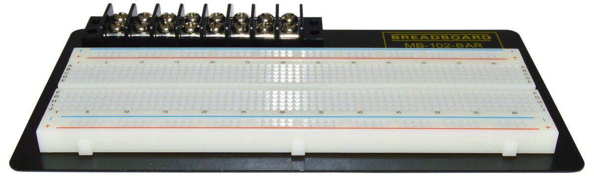 830 Point Solderless Breadboard with 8 Position Terminal Block