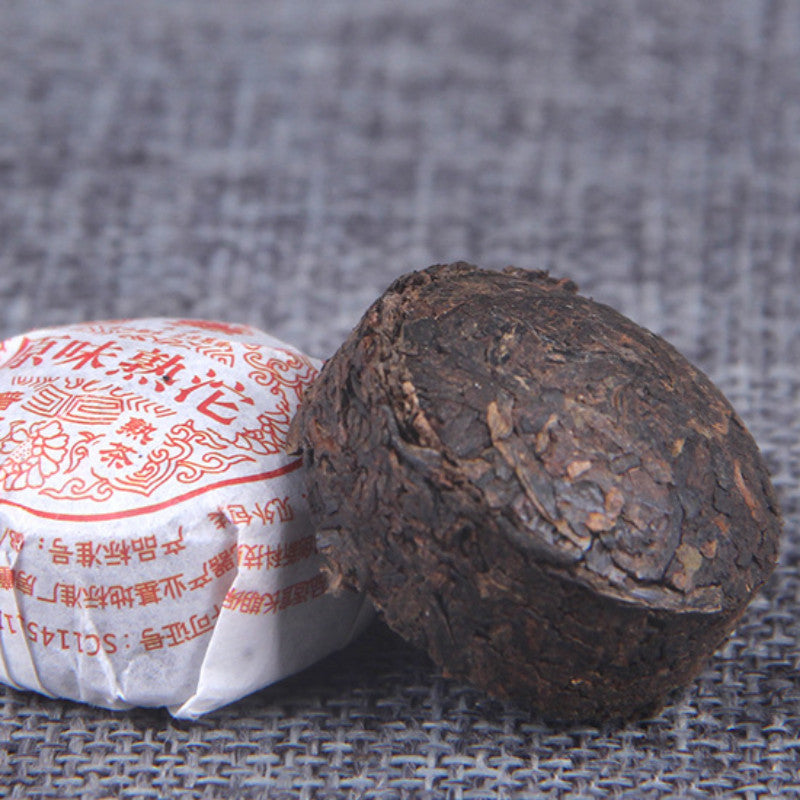 500g Yunnan Menghai Pu-erh Tea Ripe Tea Mini Small Tuo Original Mellow Tea