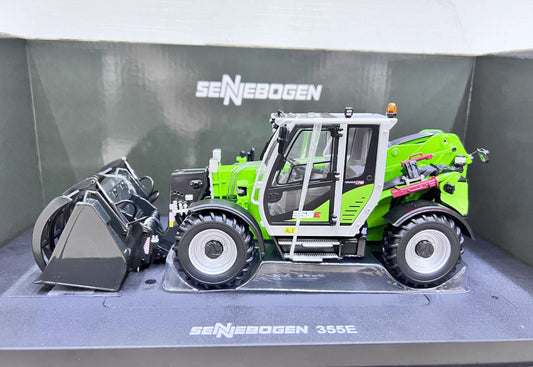 1:32 UH Sennebogen 355E Telescopic Tractor Elevatore Farm Machine Diecast Model