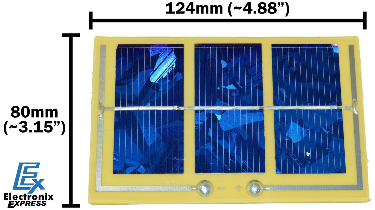 Solderless Solar Motor Kit - Includes Solar Cell Module & Clip-on DC Solar Motor