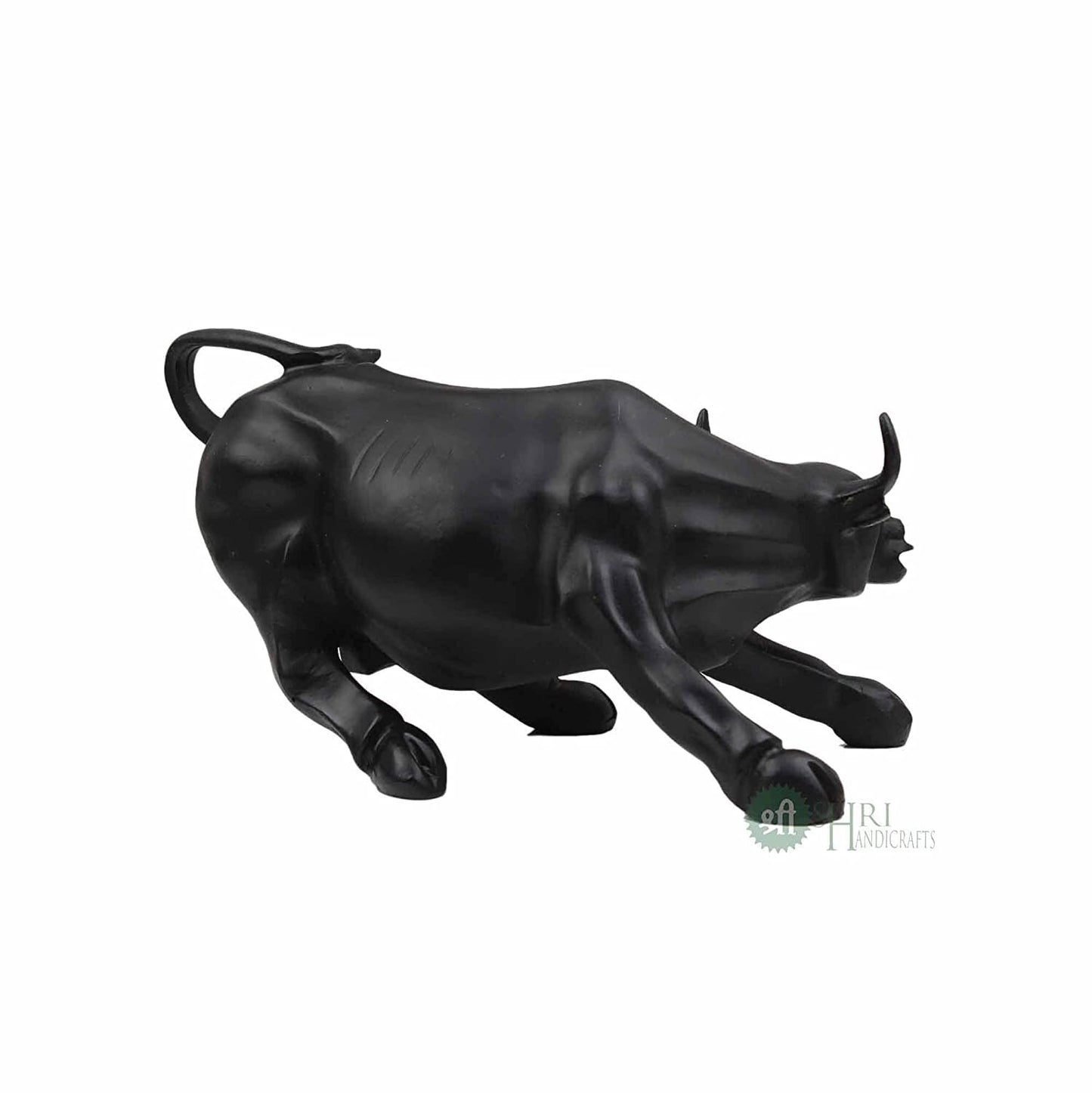 Polyresin Geometric Statue Bull Sculpture Animal Idol Figurine Home Decor