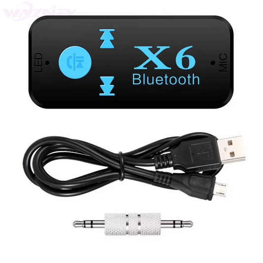 Receptor de audio inalámbrico auxiliar para coche Bluetooth adaptador transmisor