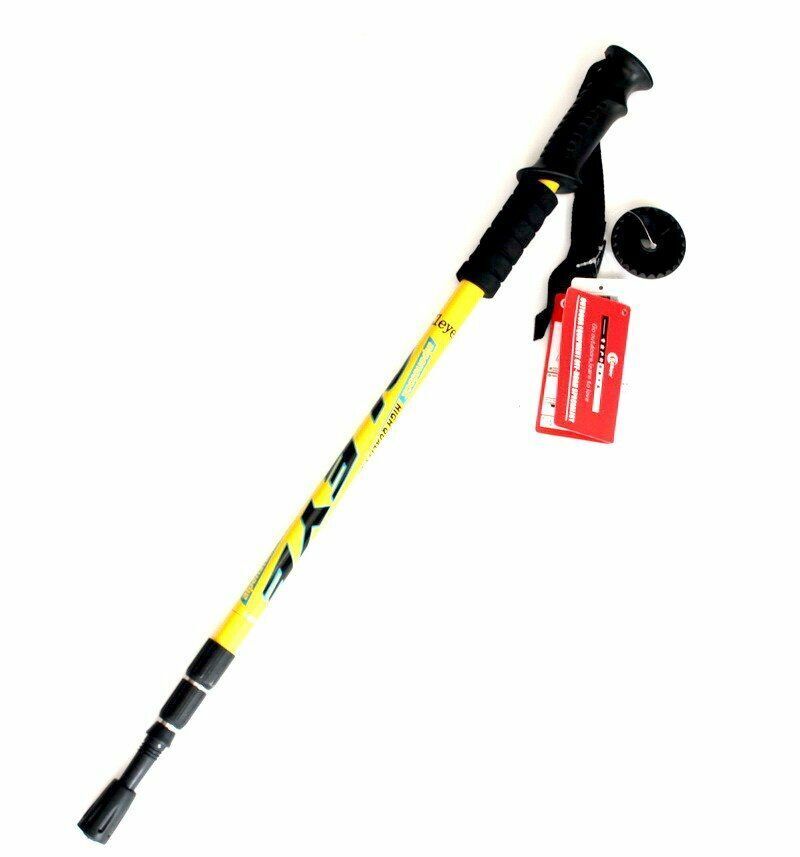 135CM Aluminum Walking Stick Hiking Telescopic Trekking Climbing Pole Canes Blue