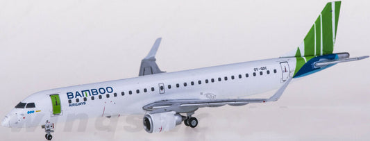 1:400 JC Wings BAMBOO AIRWAYS Embraer ERJ-190 Passenger Airplane Diecast Model