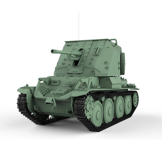SSMODEL SS144737 1/144 Military Model Kit Sweden Tank Destroyer Pvkv III
