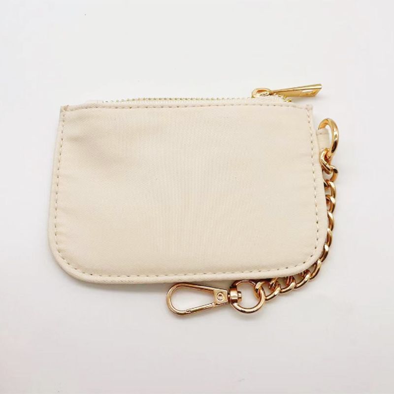 Nylon Fabric Pouch Waterproof Coin Purse Card Holder Wallet Zipper Wallet Bags
