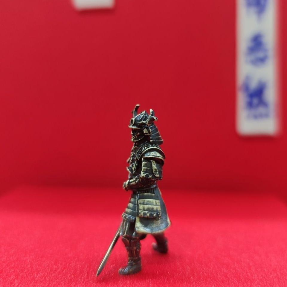 Bronze Slash Samurai Ancient Soldier Statue Ornaments Handicraft