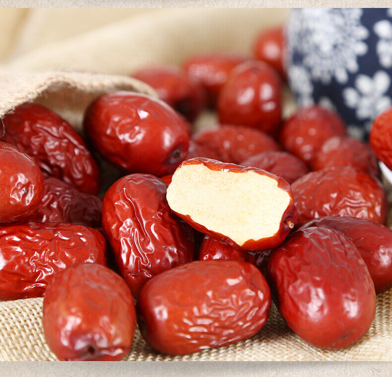 Chinese red dates Organic healthy food snack Dried Fruits Red Date 250g~1000g