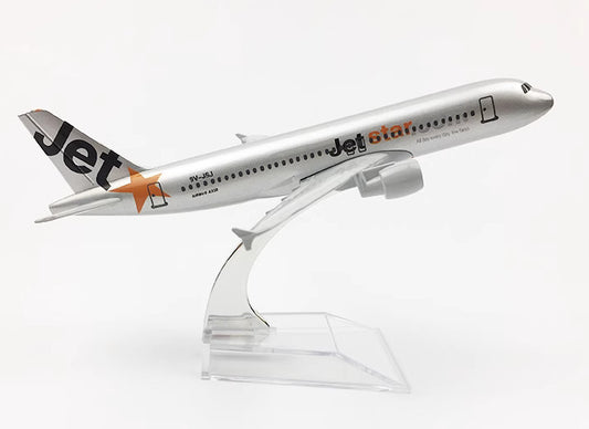16CM Jetstar AIRBUS A320 Passenger Aircraft Plane Diecast Airplane Model