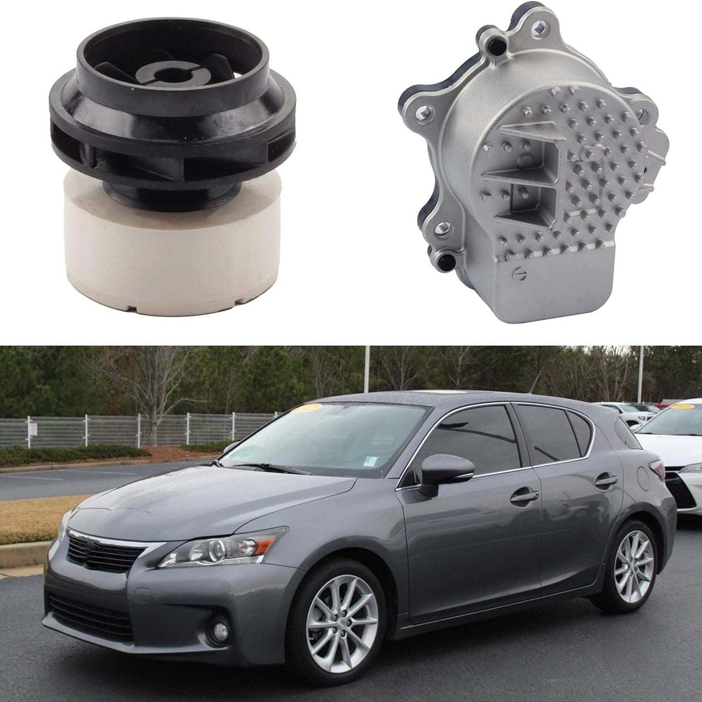 1pc 61A0-39015 Electric Water Pump Rotor For Toyota Prius V 1.8L L4 2012-2016
