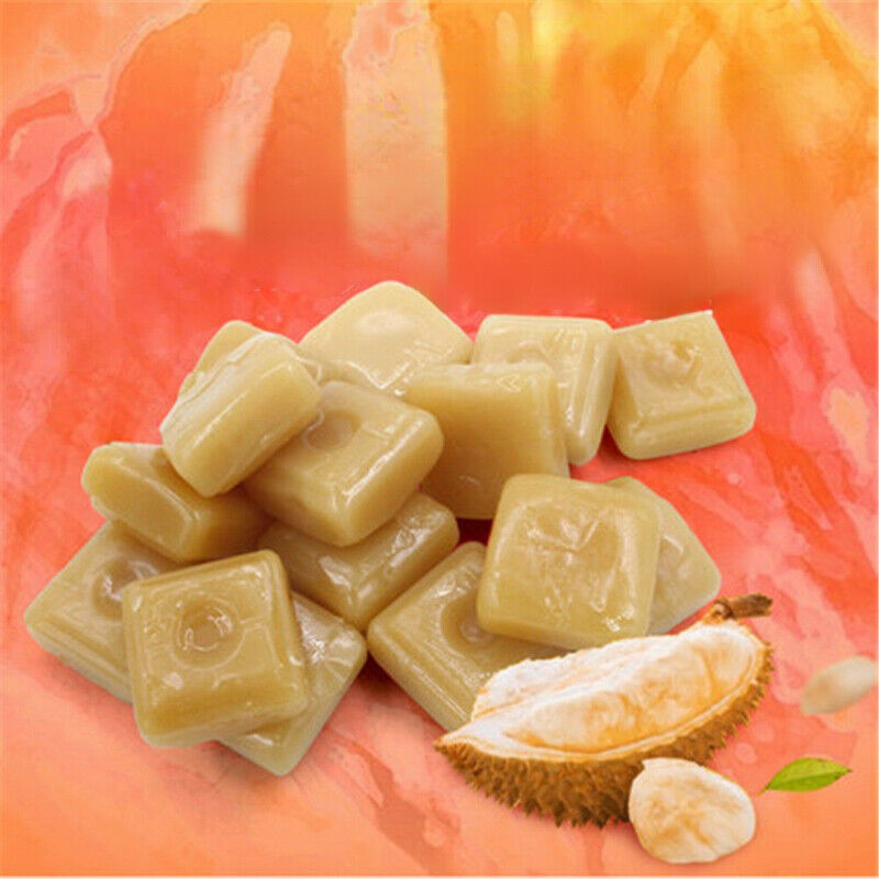 100% Natural Durian Flavored Soft Chewy Sweet Candy Chinese Casual Snacks Food