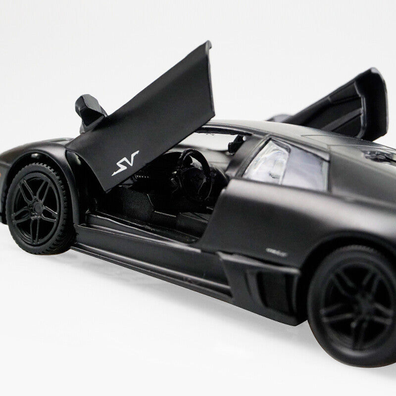 1/36 Lamborghini Murcielago LP670-4 SV Model Car Diecast Toy Vehicle Kids Black