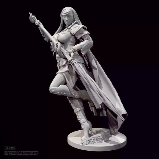 1/24 resin figure model Fantasy Goddess Warrior 3D print unassembled unpainted