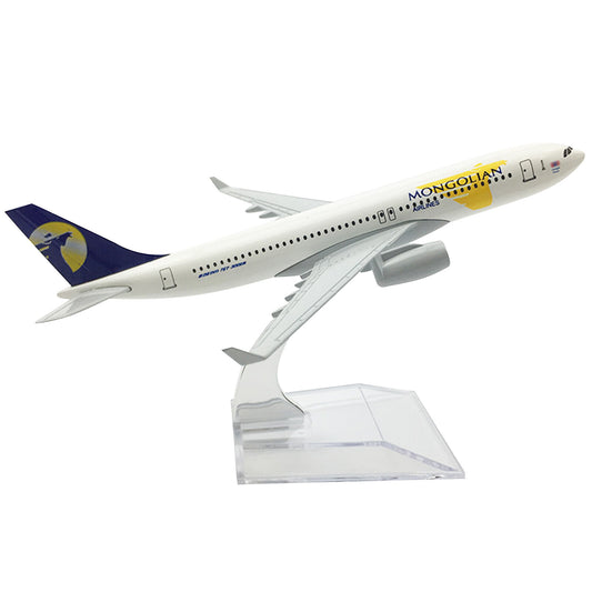 1:400 16cm B767 Mongolian Airlines Metal Airplane Model Plane Aviation Model