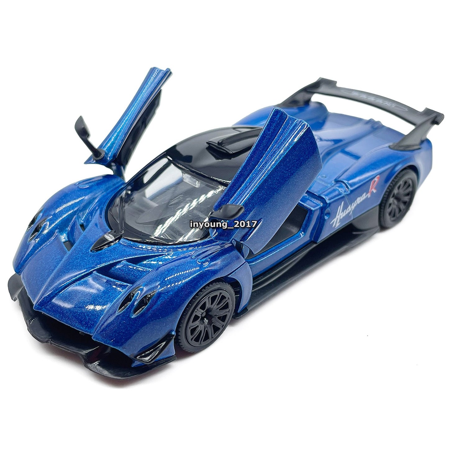 1/36 Pagani Huayra R Model Car Diecast Toy Cars Toys for Boys Kids Gifts Blue