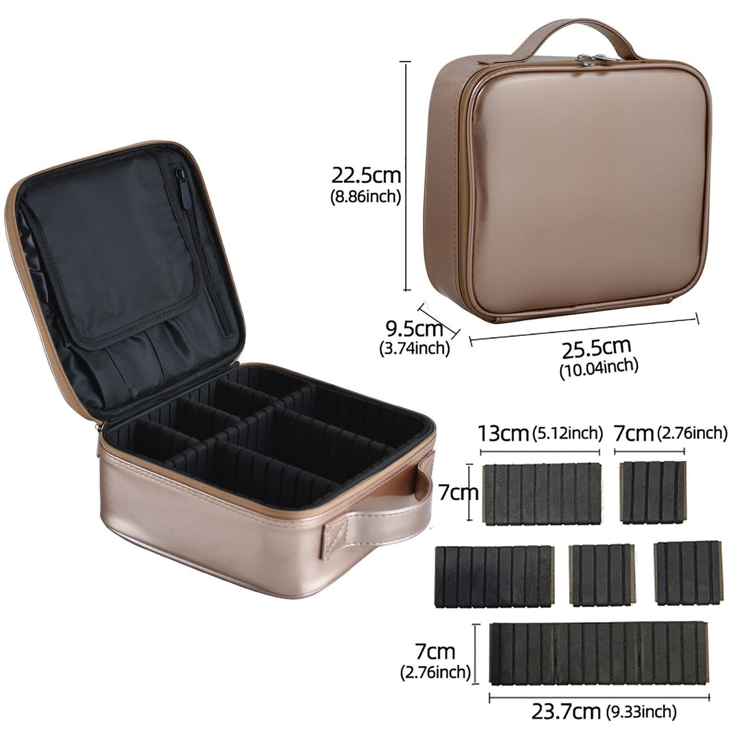 Marble Print Cosmetic Bag Make Up Portable Travel Storage Makeup Case Travelling