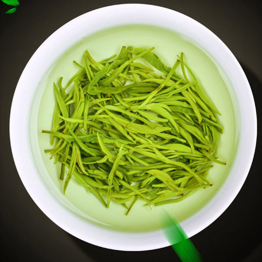 256G Fresh Fried Green Tea Loose Bagged Tea Sweet and Durable New Tea