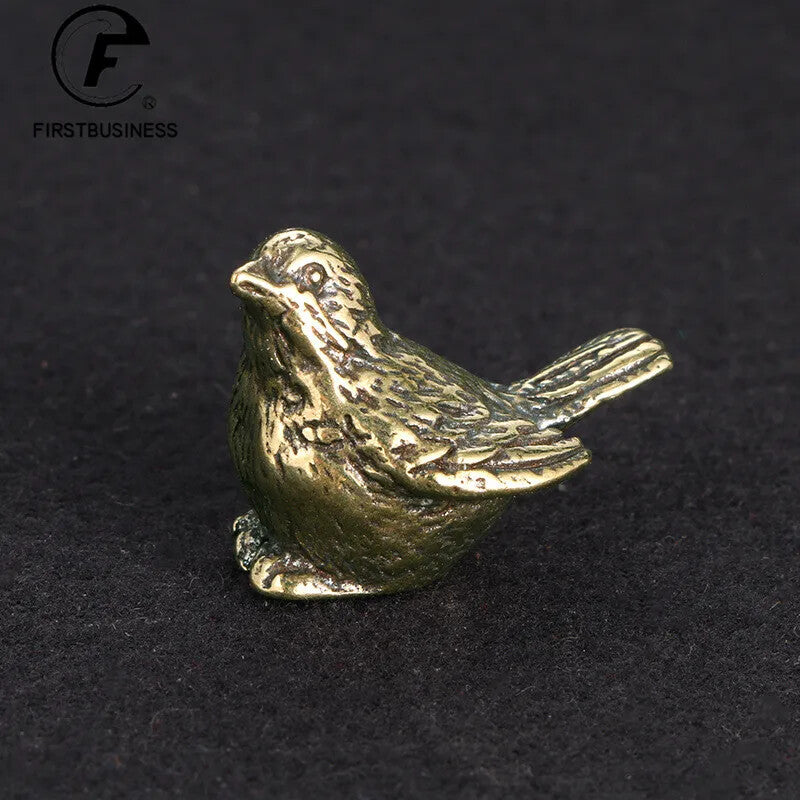 Bronze Statue Tea Pet Table Home Decoration Retro Craft Handmade Gift Collection