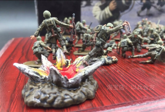 1/72 39Pcs US soldier model of Normandy landings