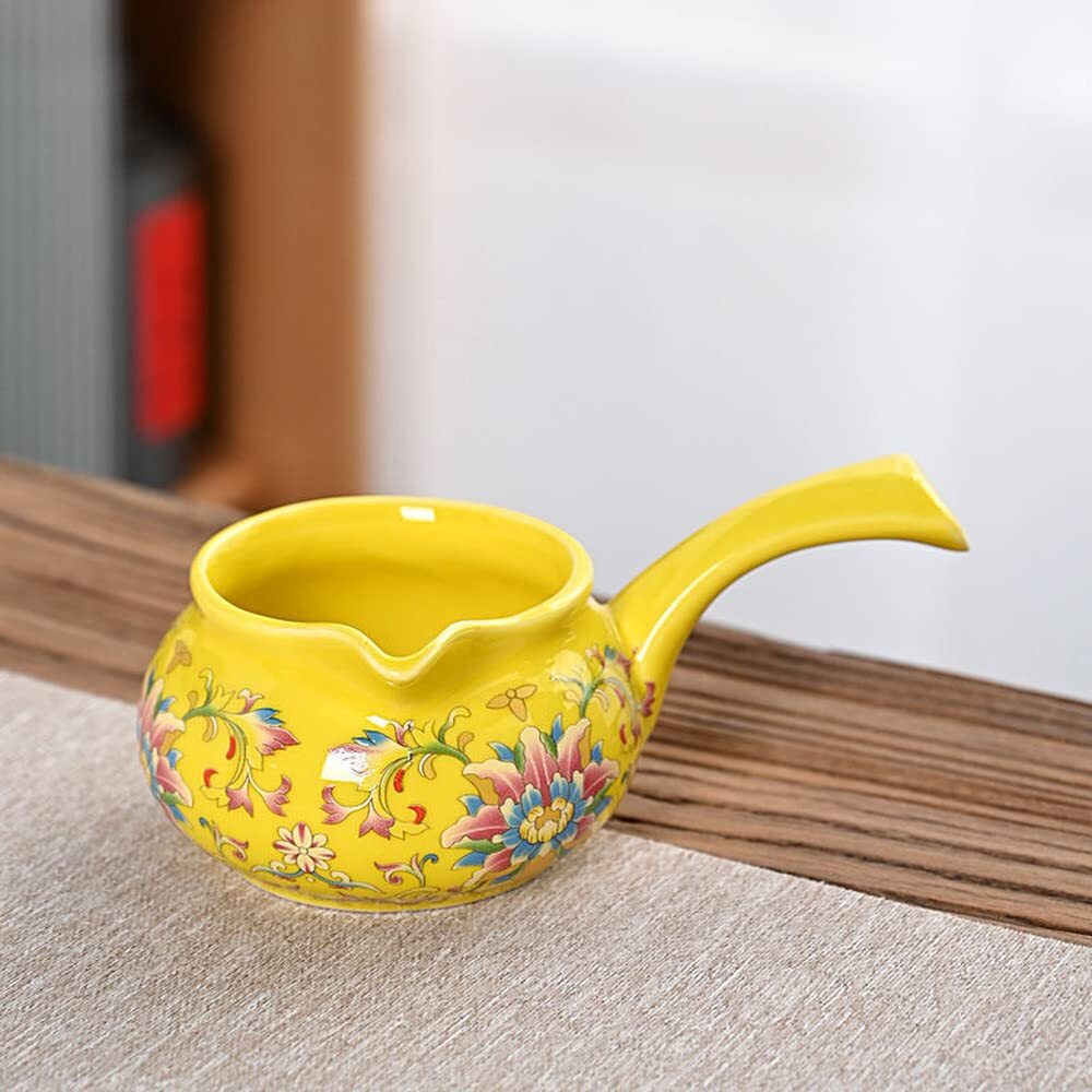 180ml Ceramic Fair Cup Kung Fu Tea Set Filter Household Kung Fu Tea Ceremony