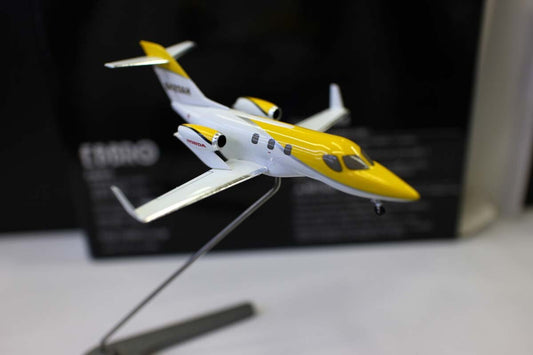 Ebbro for Hondajet Private business jet yellow 1/144 diecast model aircraft