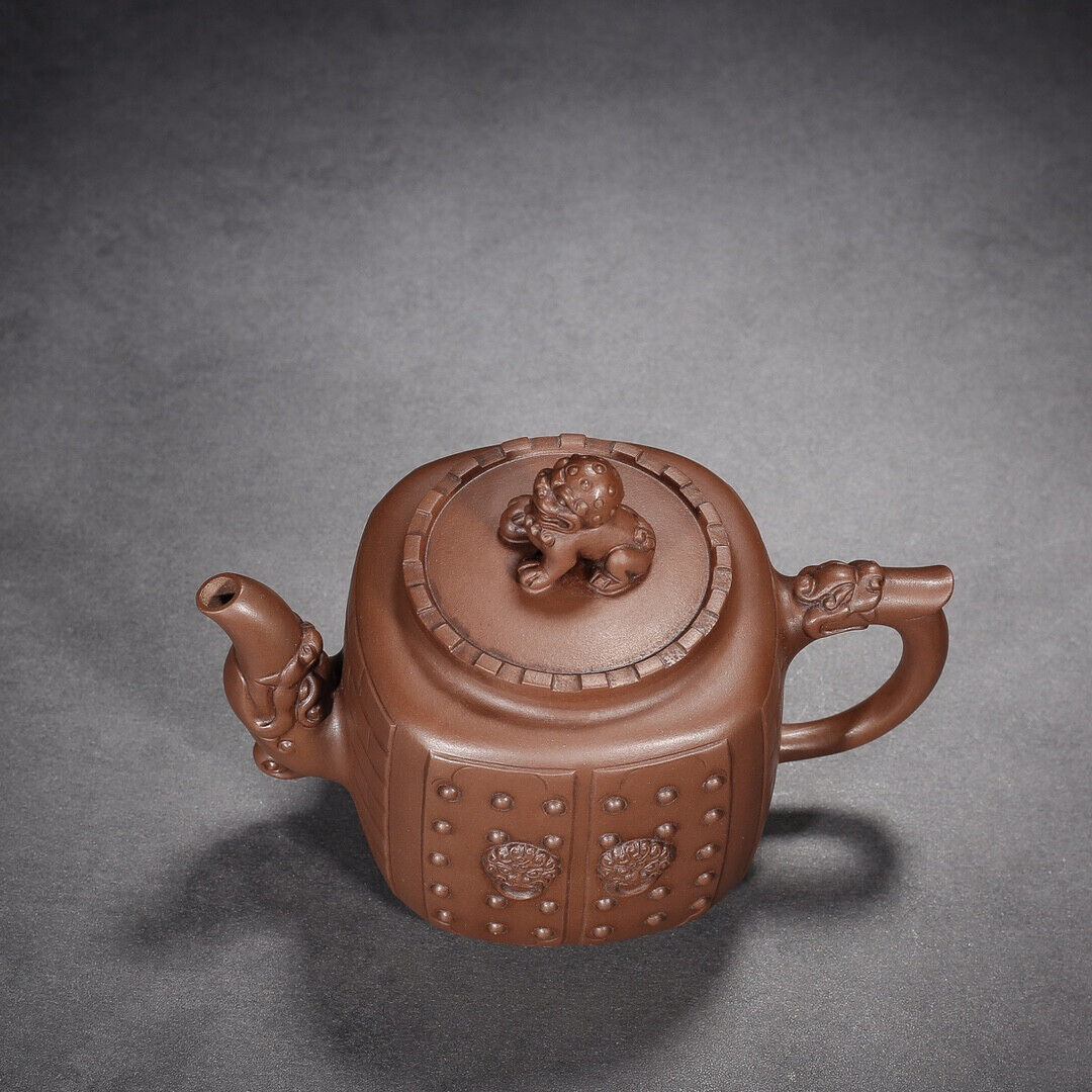 Chinese Yixing Zisha Clay Handmade Exquisite Teapot(中华门 底款:徐汉棠)