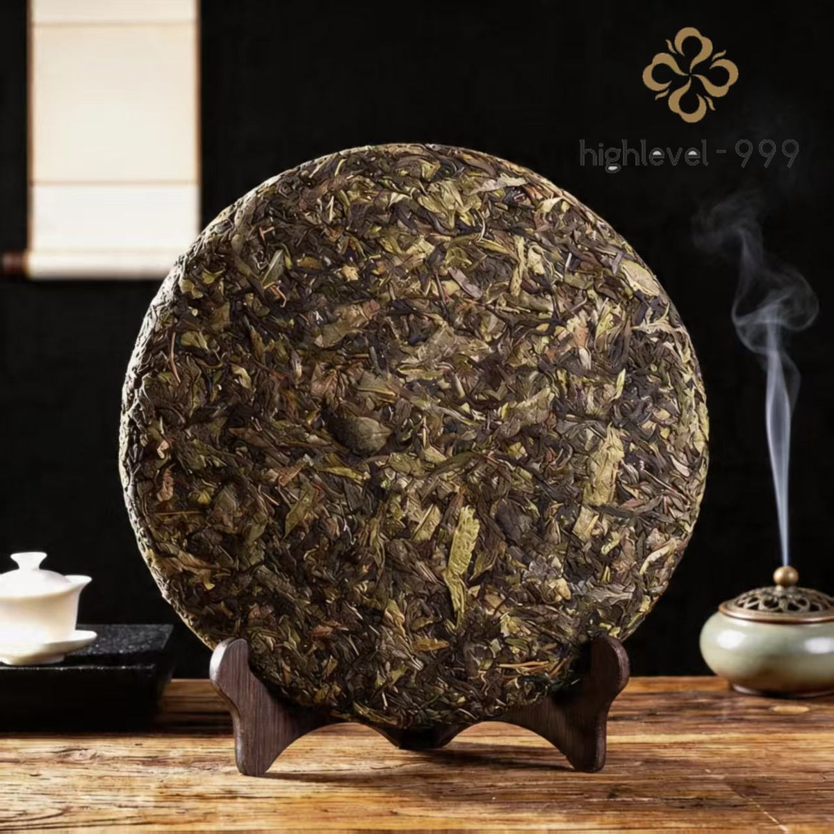 357G Yunnan Pu'er Tea Raw Pu'er Xueyunsheng Tea Cake Golden Leaf -