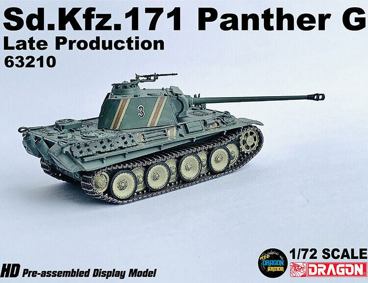 Dragon 63210 1/72 Sd.Kfz.171 Panther G Type Tank Late Type Model