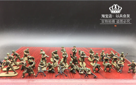 1/72 28Pcs World War II US Soldier Model