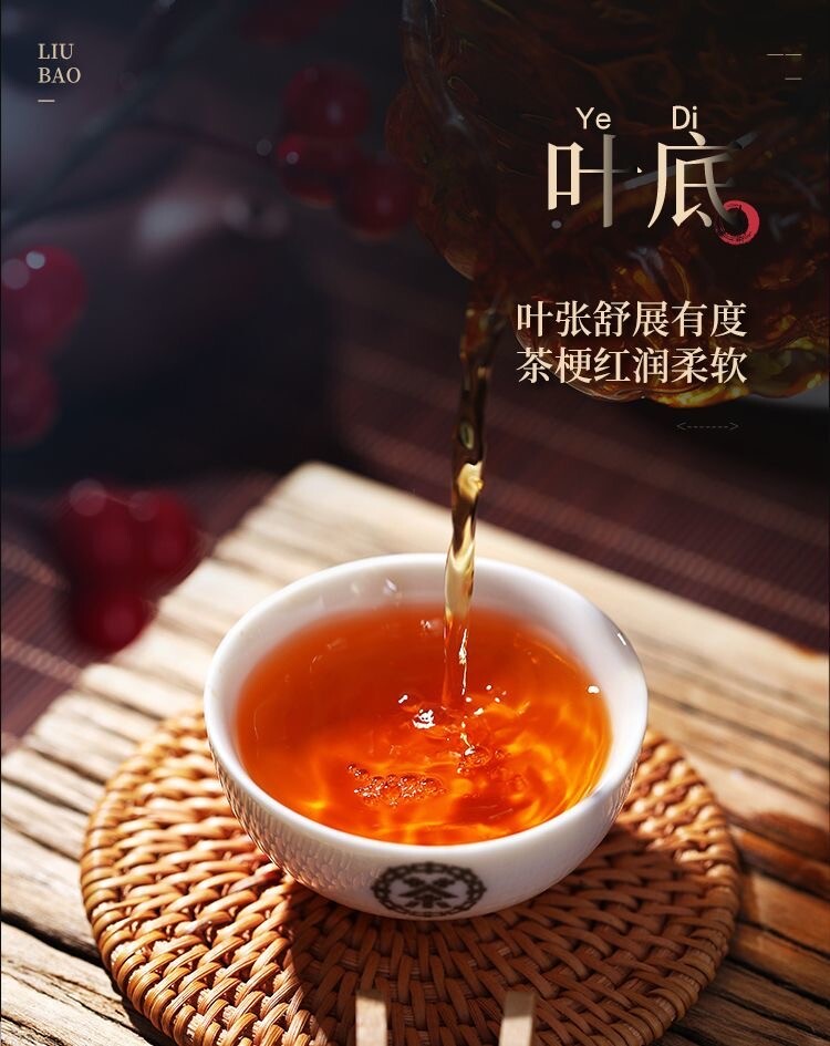 2018/2019 Foreign Trade Betelnut Flavored CHINATEA Liu Pao Tea 7361 Liu Bao 500g