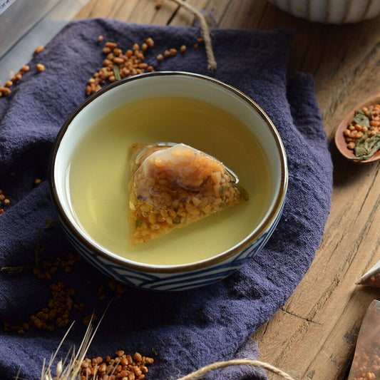 Certified Organic Genmaicha * Japanese Roasted Brown Rice Green Tea 6g * 50 Tea Bag-