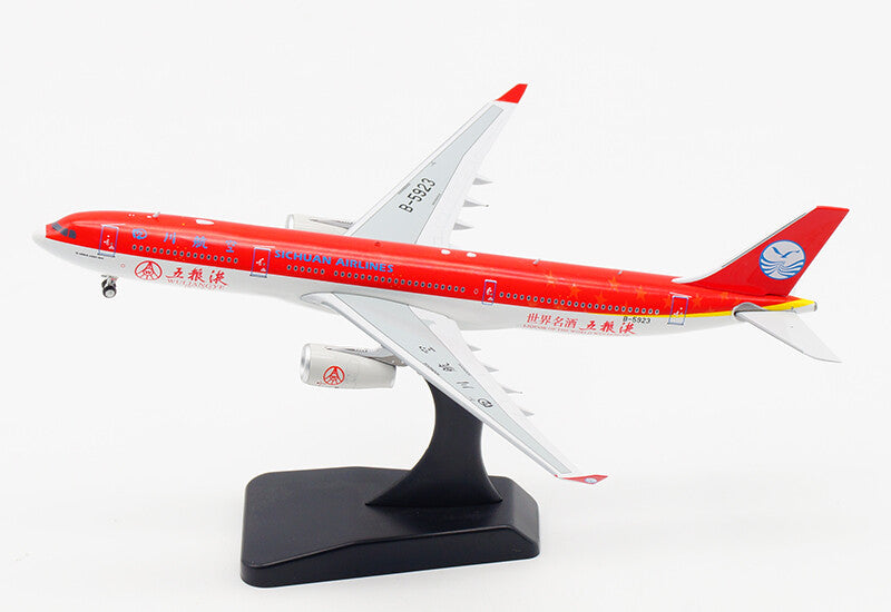 Aviation Sichuan Airlines Airbus A330-300 B5923 Wuliangye 1/400 diecast plane