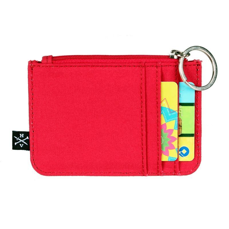 Women Coin Purse Minimalist Slim Wallet Cardholder Canvas Purse 11.5*8.5*0.5 CM