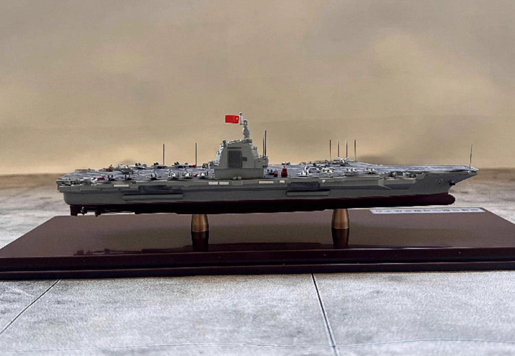 1:1500 China Navy Aircraft Carrier #003 Fujian 18 Warship Diecast Ship Model