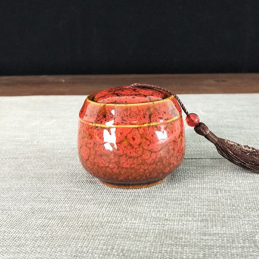 Storage Tank Teapots Canned Chinese Porcelain Ceramic Tea Candy Coffee Canister