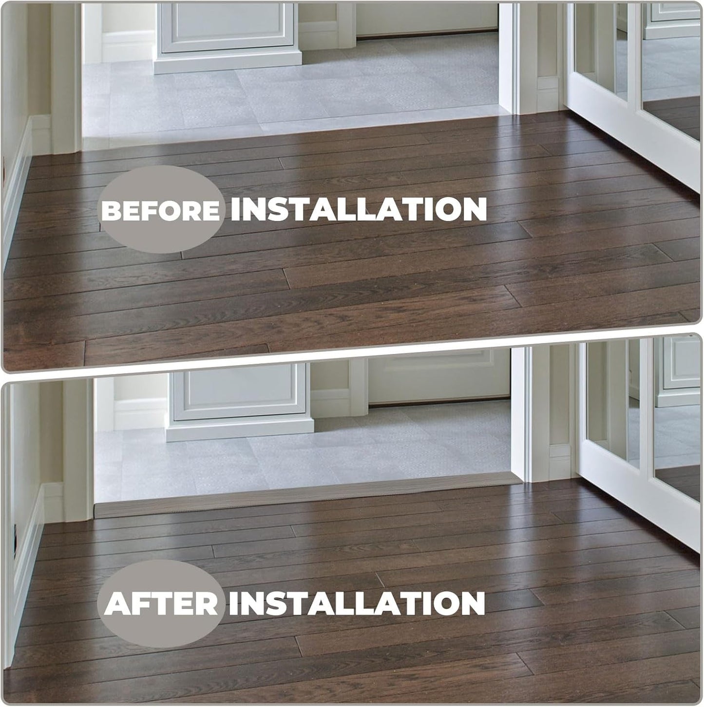 Door-Threshold Floor-Transition-Strip 36 Inch, 0.4'' Rise Thresholds Ramps for D