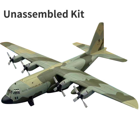 DIY 1/50 USAF C-130 Hercule Transport Plane Paper Model Unassembled Military Kit