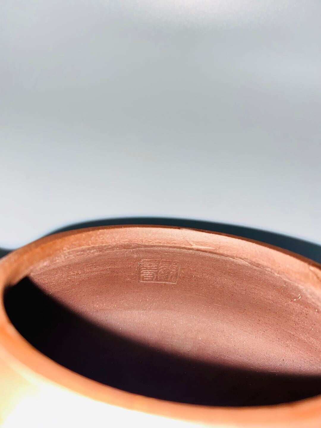 Chinese Yixing Zisha Clay Handmade Exquisite Teapot(石瓢刻绘壶 底款:顾景舟)