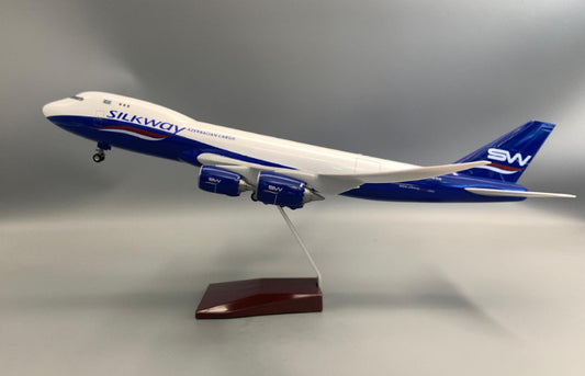 1:160 47CM Silkway BOEING 747-8 Plane Airplane Landing Gear Resin Aircraft Model