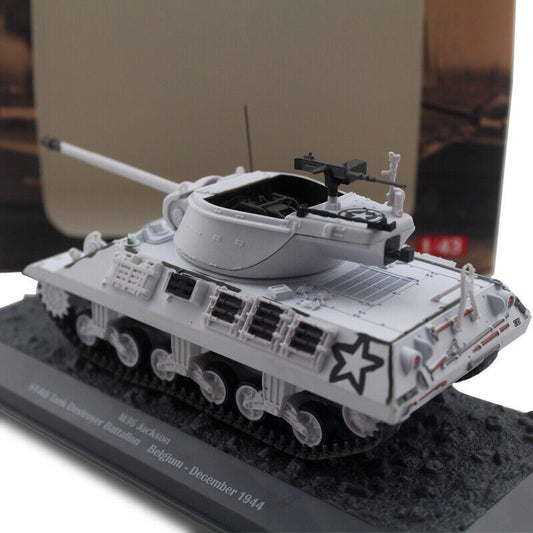 1:43 WWII US Army M36 Jackson Anti-tank Vehicle Military 814th Alloy Model