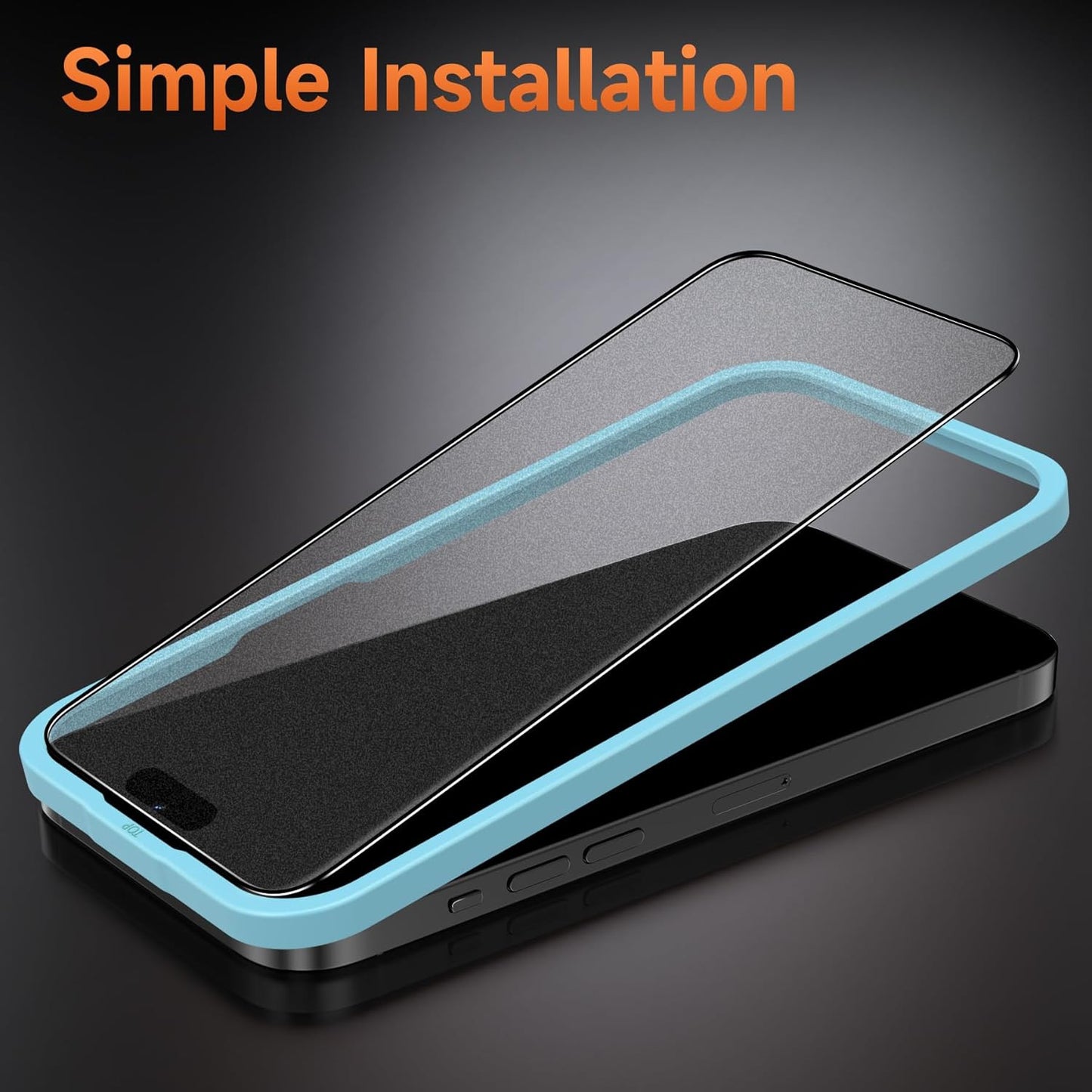 2 Pack for Iphone 17 Pro Max Matte Screen Protector Glass, anti Glare, anti Fing