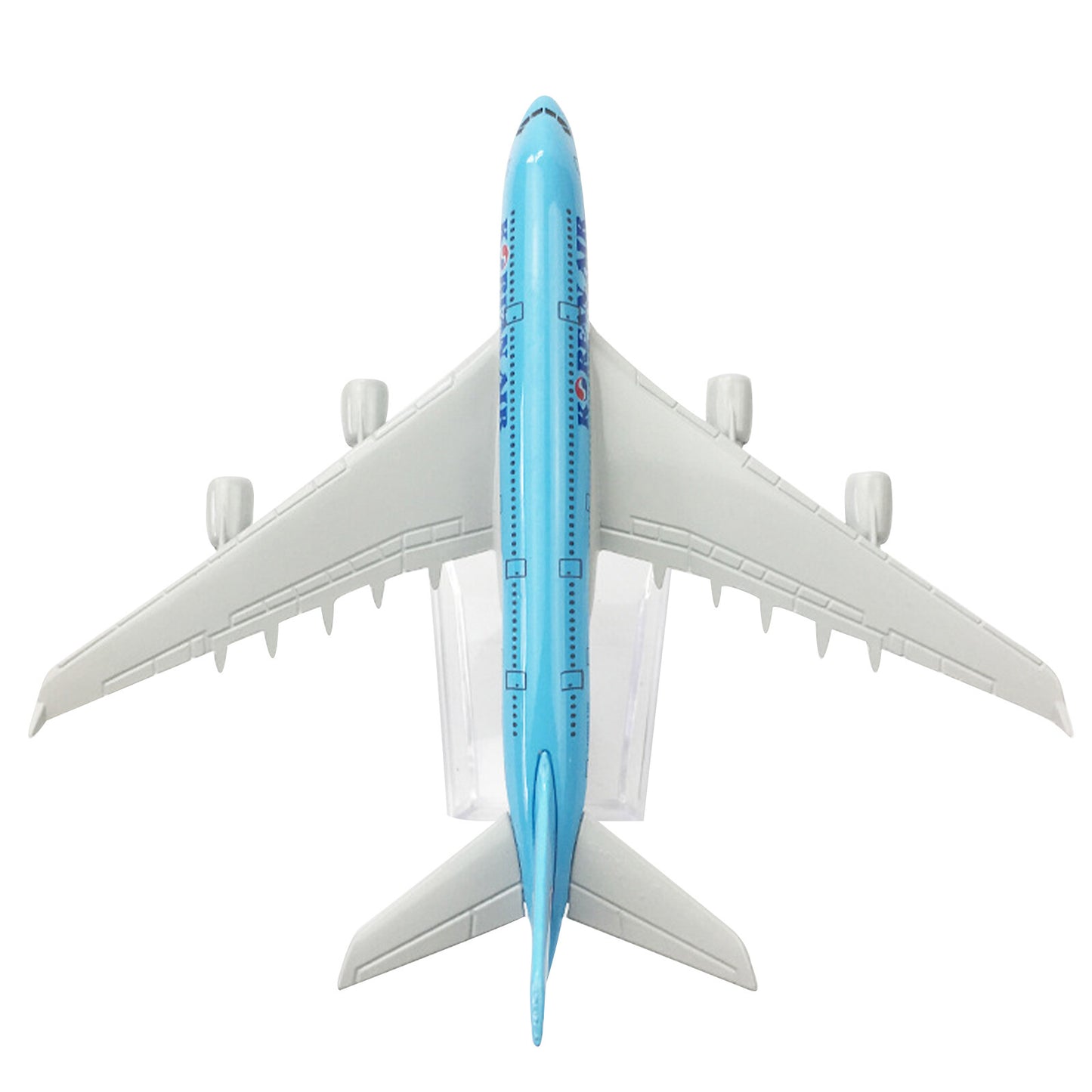 16cm Korean Air A380 Model Plane 1:400 Alloy Diecast Aircraft Model Collection