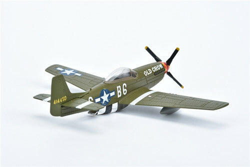 AF1 WWII US P-51D Mustang Fighter Green 1:72 DIECAST Aircraft Pre-builded Model