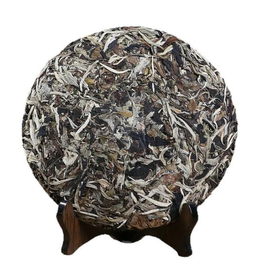 357g Yunnan 2019 Moonlight White Ancient Tree Rich Aroma Old White Tea Cake
