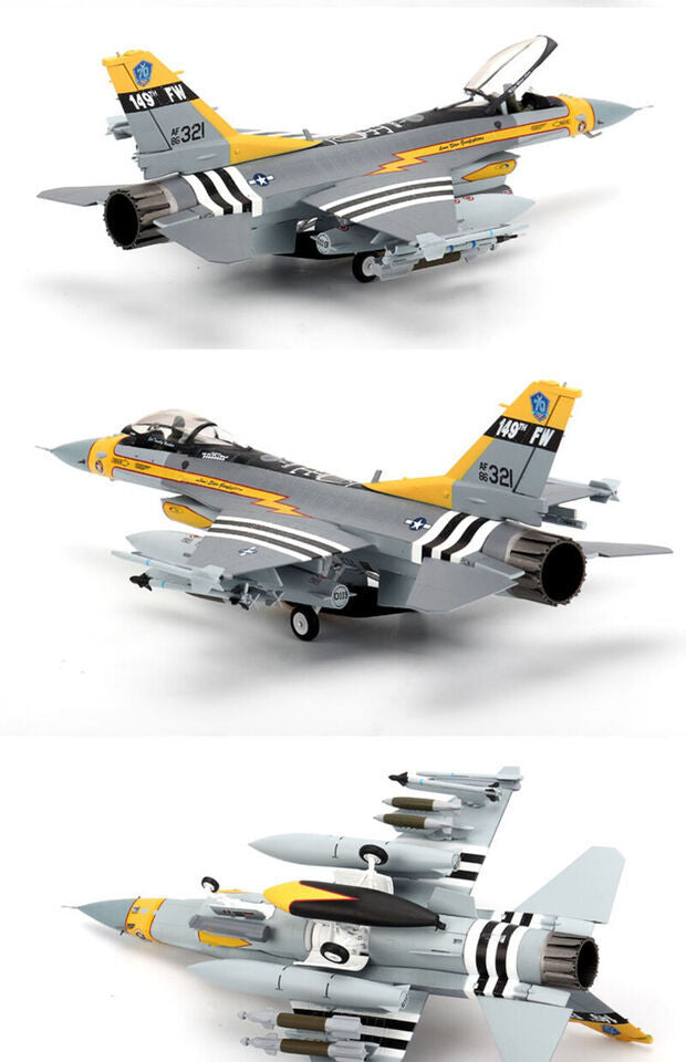 1:72 JC Wings F-16C Fighting Falcon USAF Texas ANG Fighter Diecast Plane Model