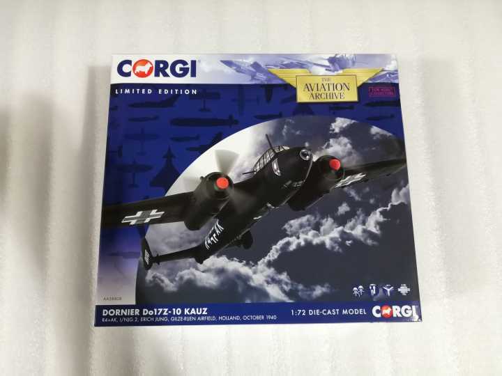 Corgi Dornier Do17Z-10 Kauz R4+AK I/NJG 2 Erich Jung 1/72 diecast model aircraft