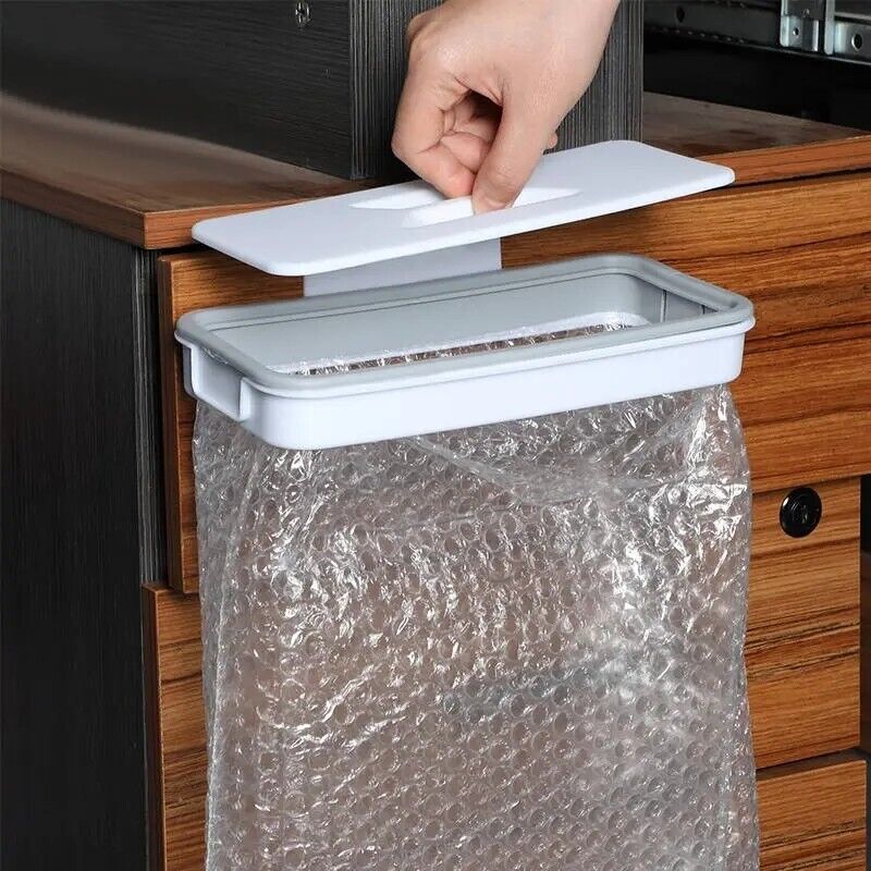 Base Sujetador Con Tapa Elimina Olores Bolsa Portatil De Plastico Colgar Basura