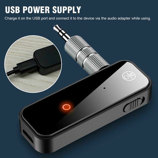 USB Wireless Bluetooth 5.0 Transmitter Receiver for Car Music Audio Aux Adapter